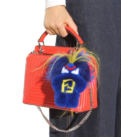 fendi charm coin purse|fendi monster charm.